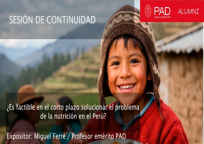 ¿Es factible en el corto plazo solucionar el problema de la nutrición en el Perú?